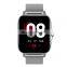 I18 Smart Watch 1.69 Inch Big Touch Screen Fitness Tracker Ip67 Waterproof Smartwatch Heart Rate Monitor Steel Strap