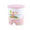 Indoor PP plastic foot pedal garbage bin trash can for home use