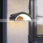 Outdoor Wall Lamp PIR Sensor Control Modern Exterior Building Garden Lighting LED Wall Light