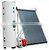 patio solar water heater with copper coil and electric heater