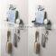 Wholesales Metal Magnetic Holder for Wall Adhesive Key Rack With 6 Hooks Magnetic Key Rack With Tray