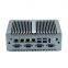 Silver Aluminum Alloy Fanless Industrial Mini PC Intel 8th GEN Core i5-8260U 4x Gbe Ethernet/GPIO/6*COM WIN10/11/Linux Computer