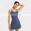 Sling Tennis Dress With Shorts Custom Girl Pickleball Skirts Sports Wears Fitness Sets
