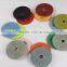 Flexible dry polishing pad