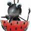 Black Ant Eating Watermelon Metal Yard Art Garden Decor