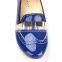 new design confortable women leather upper flat shoes