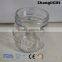 280ml Clear Square Glass Storage Jar/glass Mason Jar with Pattern