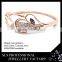 2015 Latest and high quality bangle jewellry with rose gold plating jewellery bangles colored girl's bangle SLS
