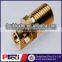M7 CNC machining part circular brass connector screw