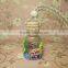 10ml chinese style gourd shape hanging frosted glass bottle car perfume with tassel