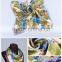 100% silk belly dance hip flower, designer wedding dupattas
