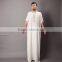 white Robes muslim/islamic men Kaftan turkey men's clothes dishdasha man Caftan wholesale Arabic thobe