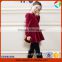 china wholesaler thicken red winter clothing for kid clothes pretty girls wear clothes for 2-6years girl dress