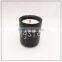 wholesale hot-selling Black Marble candle vessel with wood wick