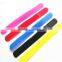 Colorful reusable hook and loop cable ties for cable accessories