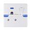 HE8915SL 1gang 15A switched socket with neon