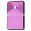 Portable Manual Mobile Phone Charger Electroplating Rohs Power Bank 8000mAh