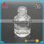 mini round empty nail polish glass bottle with cap and brush 5ml