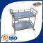 Customized 2 layer metal food trolley manufacturers
