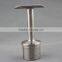 stainless steel handrail support straight tube installation saddle