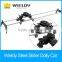 Wieldy 1.2m steel slider rail cars for cameras for wedding video