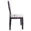 metal material round back french dining chair