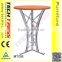 BS01 Height 840mm Weight 6kg Aluminum Truss Stool Quatro,High Quality and Stable Furniture Bar Table