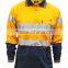HI-VIS safety polo wear with reflecting tape 100% cotton