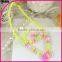 Latest design children styles multi beaded necklaces set beads necklace children