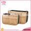2016 style medium dual zippers cheap travel cosmetic bag
