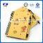 Customised cartoon cheap price notebook with pen