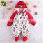 custom cotton fleece warm Baby Winter Romper