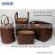 2014 Elegant leather magazine basket, hanging storage basket and magazine tote