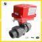 2 way 2" PVC electric Union ball valve AC220V with signal feedback