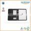 2016 New design a4 pu leather portfolio/folder with buckle and pen for meeting