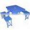 ABS plastic foldable table and chair for outdoor use