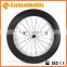 CBK 80mm deep dimpled carbon bicycle wheel clincher with J-bend hubs