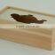 New Design Unfinished Rectangular Wooden Tissue Boxes