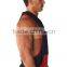 100% cotton mens gym hoodie singlet mens tank top hoodie