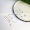 18k Rose Gold Long Line Tassel Round pearl fine Jewelry Earrings present