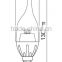 E14 led bulb light C30LHAP 6W 470LM CE-LVD/EMC, RoHS, Approved Aluminium-Plastic housing