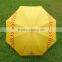 EVA Handle Automatic Open Orange Advertising Golf Umbrella