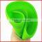 Heat resistant non-stick washable durable dog silicone frisbee