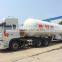 High quality 3 axles LPG gas tank semi-trailer truck for sale in singapore, south america