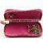 PU Leather Zipper Key Chain Case Six Key Hook Zipper Case