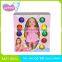 new item 14 inch lovely baby doll+tent+10 balls