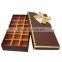 chocolate 18 grid handmade rectangular packing box