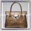 Luxury fashion brand leather ladies and girls office shoulder and tote handbag