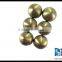 HJ-308 Stainless steel half round mirror nail advanced antique brass plating nail