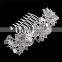 Top Quality New Fashion Wedding Hair Accessories For Bride Rhinestone Crystals Hair Comb Hair Pieces Hair Jewelry For Women